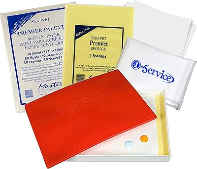 Kit de peinture à base acrylique masterson sta-wet premier garde la humide