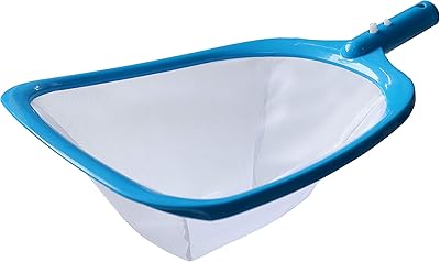 Filet à feuilles plat pour piscine avec maille blanche ultra fine, idéal