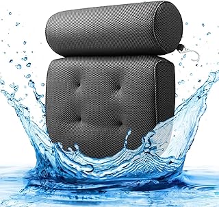 Oreiller de bain oreiller de baignoire antidérapant avec 6 ventouses puissantes oreillers