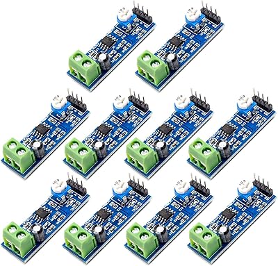 10pcs lm386 200x amplificateur de puissance audio (entrée amplificateur de puissance unique 5v-12v)