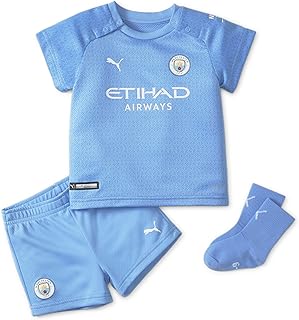 Ensemble puma mcfc home kids unisexe avec logo du sponsor avec chaussettes