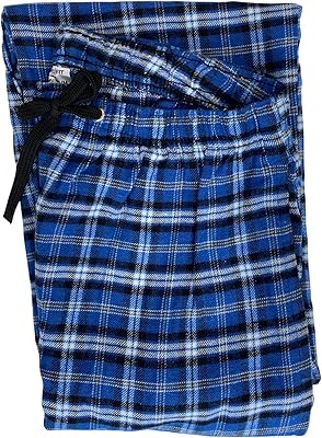 Pyjama pour hommes pantalon confortable en flanelle de coton vêtements de nuit grands