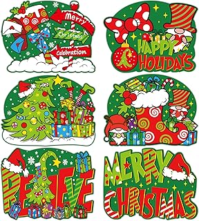 Ensemble de 6 nappes en plastique pour sapin de noël, nappes sur le thème