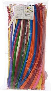 Ballons en latex torsadés longs magiques de couleurs assorties kmt (couleur aléatoire)