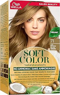 Teinture capillaire wella soft color natural instincts 7/1 blond cendré