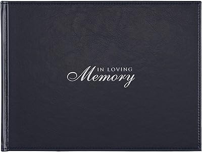 Livre d'or in loving memory simili cuir bleu marine de condoléances. Diaytar : Des promotions exceptionnelles toute l'année pour tous les Sénégalais