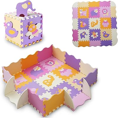 Tapis de jeu en mousse pour enfants en mousse emboîtable de 0,4 pouce