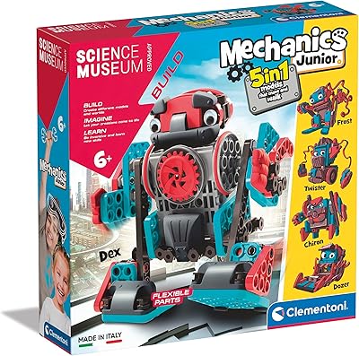 Clementoni kit de construction de robot mobile pour enfants 61360, scientifique, cadeau