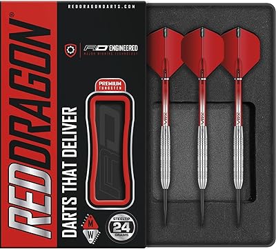 Red dragon hellfire b : jeu de flèches en tungstène 24 g