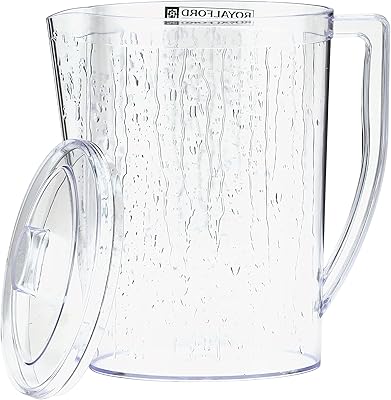Carafe à eau royalford rainbow 180 litres rf10894 en plastique incassable avec poignée