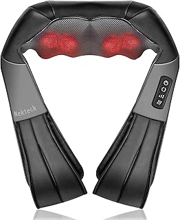 Masseur de cou et de dos nitech shiatsu avec chaleur apaisante, oreiller