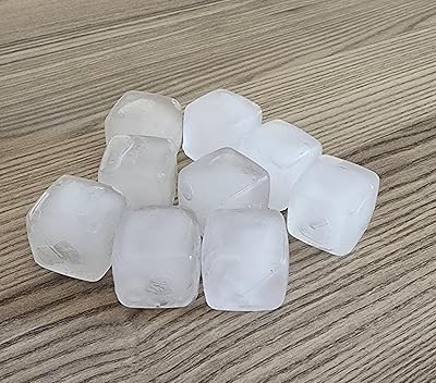Glaçons carrés transparents réutilisables, non dilués et recongelables, idéaux pour déguster des boissons