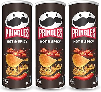 Pringles chips de pommes de terre croquantes au goût épicé collations pour enfants