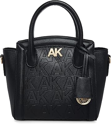 Mini cartable anne klein avec poignée supérieure en relief pour femme, mini cartable