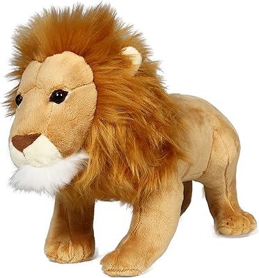 Jouet en peluche ice king bear lion, jouet en peluche réaliste, 12"