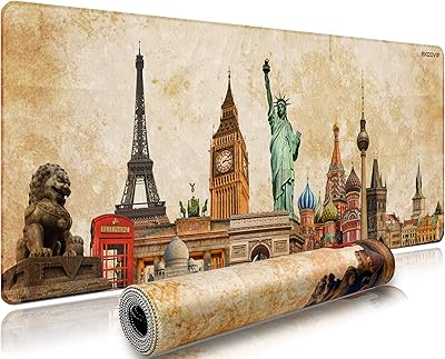 Tapis de souris de jeu exco vape xl, grand tapis de souris antidérapant
