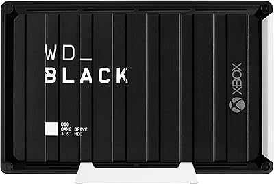 Disque dur externe de jeu western digital d10, 8 to, compatible avec ps4