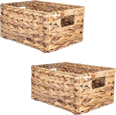 Panier à eau naturel fcg home pour l'organisation et le stockage dans la maison, la cuisine, la salle de bain, le bureau, la crèche, le spa - lot de 2 (jacinthe d'eau). Diaytar Sénégal : La marketplace qui pense à votre porte-monnaie