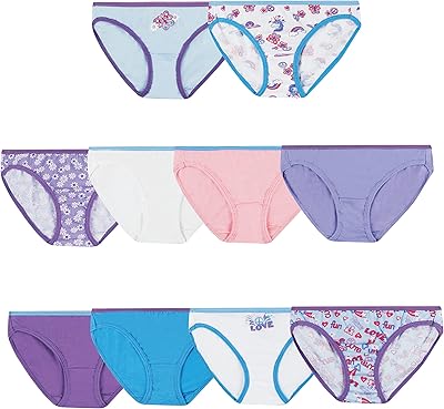 Bikini fille pack de 10 sous-vêtements style bikini (pack de 10)