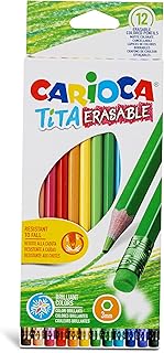 Stylo de couleur effaçable carioca tita 42897 (paquet de 12)