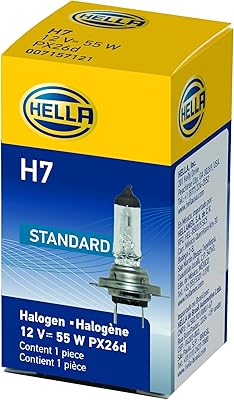 Ampoule halogène standard hella h7, 12v, 55w