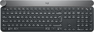 Clavier sans fil lumineux logitech de kraft, design qwertz allemand - noir