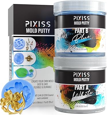 Kit de moules à mastic en silicone, moule de mélange de mastic 1:1