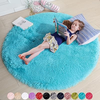 Tapis de chambre doux, tapis moelleux pour le salon, tapis en fourrure
