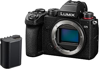 Appareil photo sans miroir plein format panasonic lumix dc-s5 s5 enregistrement