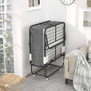 Lit pliant, matelas pliant pour adultes, lit d'appoint portable pour voyages et visiteurs