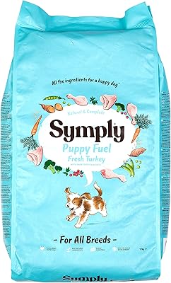 Nourriture sèche pour chiens simply fresh, saveur de dinde, 12 kg