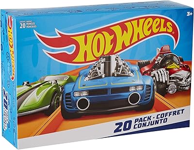 Hot wheels - lot de 20 camions et voitures moulés sous pression à