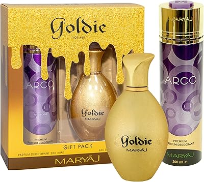 Coffret de parfum maryaj pour femme avec déodorant arko de goldie