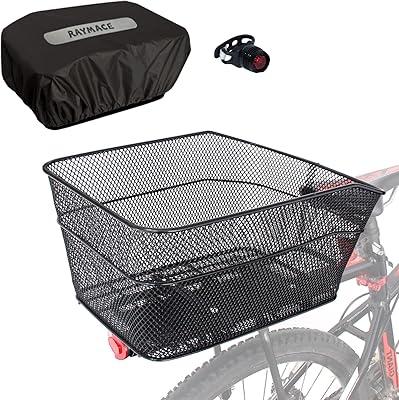 Panier de vélo arrière raymac avec housse étanche, support de rangement pour dossier