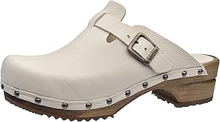 Pantoufles ouvertes sanita crystal pour femme, marron (vintage brown 78)