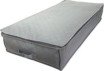 Sac de rangement sous le lit en tissu fcg home, housse à fermeture