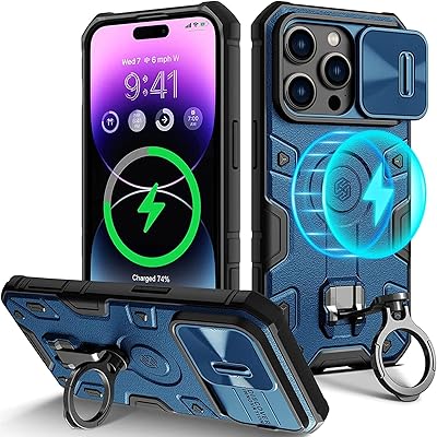 Coque de protection wefor pour iphone 14 pro max avec support