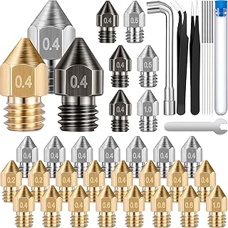 Kit de nettoyage de buses d'imprimante 3d 37 pièces, buses d'extrudeuse mk8 en
