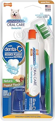 Nylabone advanced oral care kit de soins bucco-dentaires naturels pour chiens