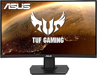 Moniteur de jeu asus tuf vg24vqe | moniteur incurvé fhd 24 pouces, 165