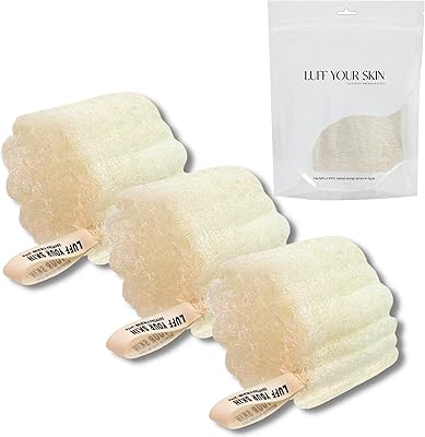 Loofah naturel de love your skin fabriqué à partir d'éponge