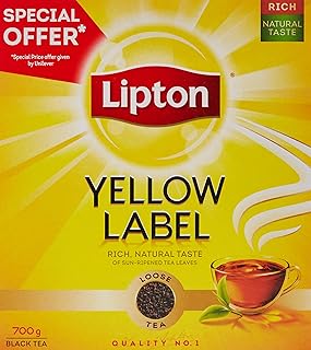 Thé lipton yellow label, granules de thé noir lipton, 700 g
