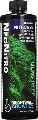 Brightwell aquatics neonitro supplément d'azote pour aquariums récifaux à faible teneur en nutriments