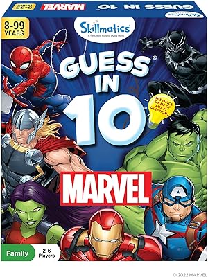 Jeu de cartes skillmatix marvel devinez 10 cadeaux pour les 8 ans