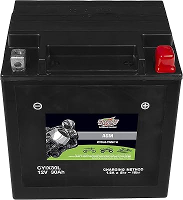 Batteries internes power sports batterie cyix30l-bs 12v 30ah pour moto vtt rechargeable scellé