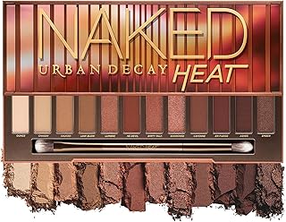 Palette de fards à paupières naked heat d'urban decay, 12 nuances ambrées neutres