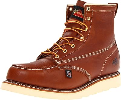 Bottes de travail thorogood american heritage 6" en cuir de qualité supérieure