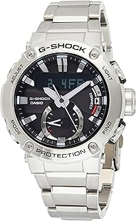 Montre analogique-numérique pour homme avec cadran noir gst-b200d-1adr (g956), noir, bracelet