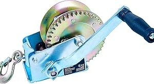 Treuil de bateau durable amtech s1000, enrouleur de treuil manuel avec câble en acier de 10 m et capacité de 550 kg. Commandez en toute confiance sur Diaytar, votre marketplace de confiance