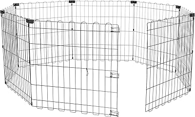 Niche de dressage pliable en métal amazonbasics pour chien, 60x60x24